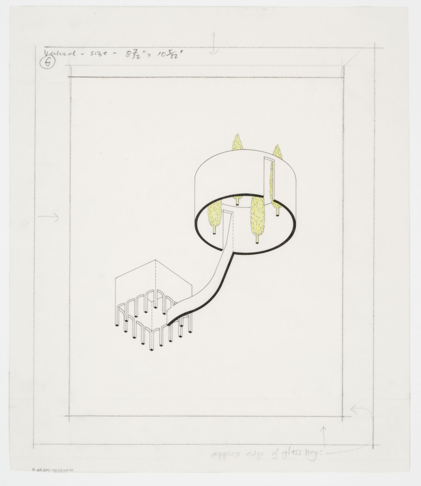 Nordrhein-Westfalen Museum, Dusseldorf, Germany: up axonometric