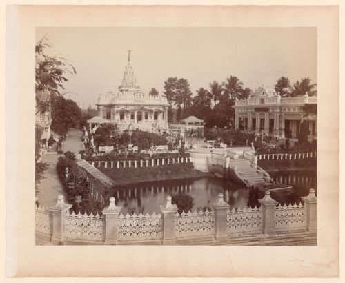 View of the Pareshnath Temple, Calcutta, India