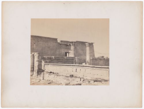 Section 2 of 3 of Panorama of the Mortuary Temple of Ramesses III at Medinet Habu, Egypt