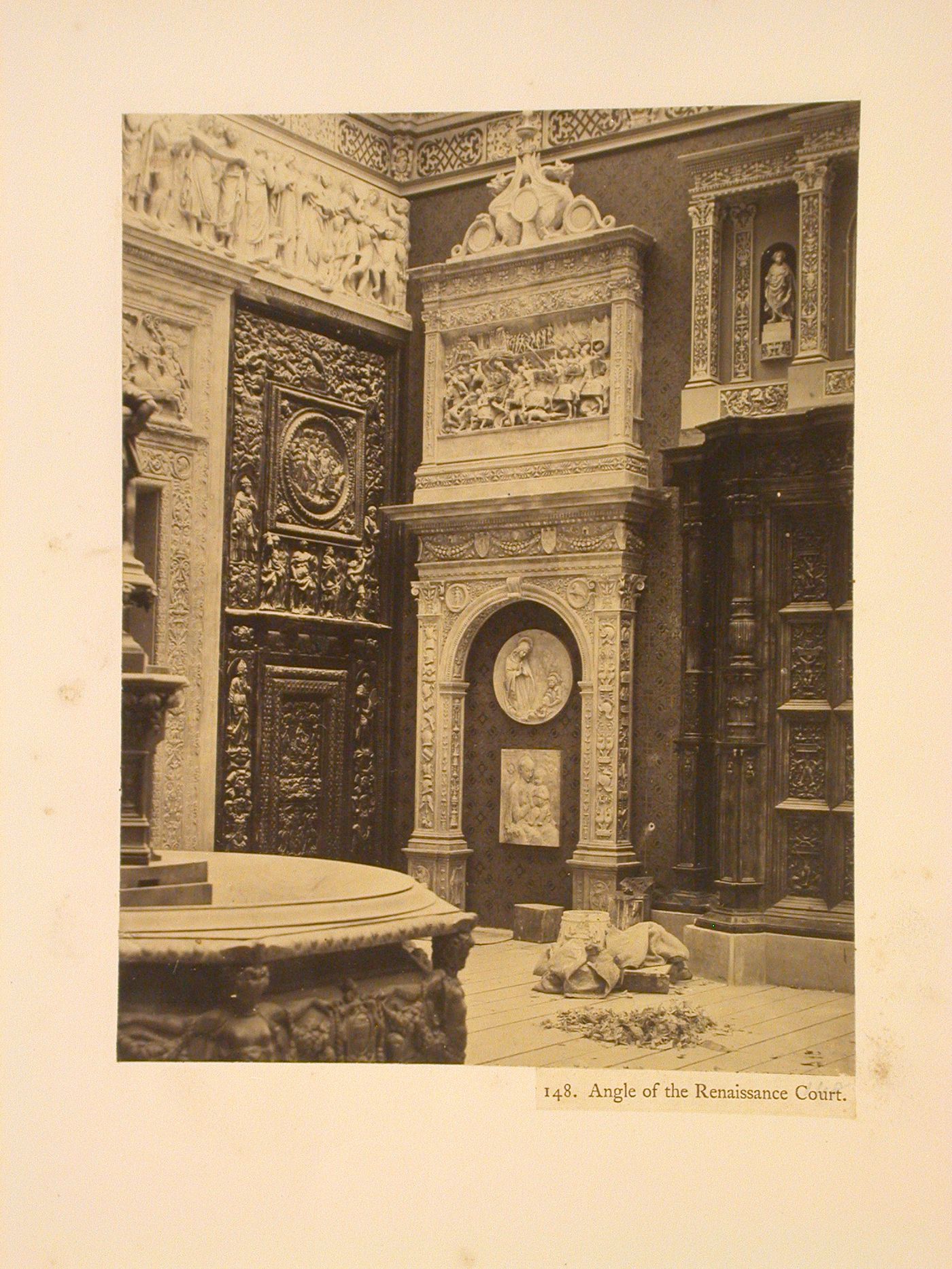 Angle of the Renaissance Court, Crystal Palace, Sydenham, England