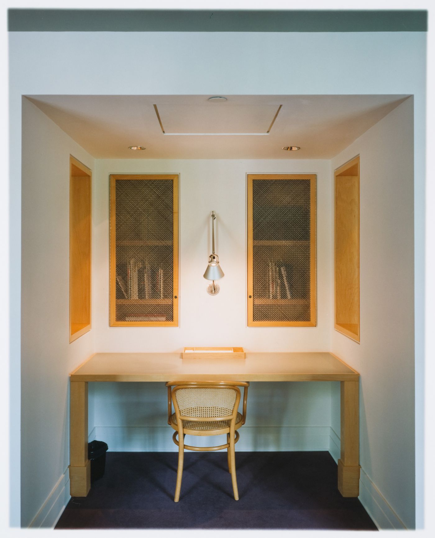 View of a carrel in the Library reading room, Canadian Centre for Architecture, Montréal