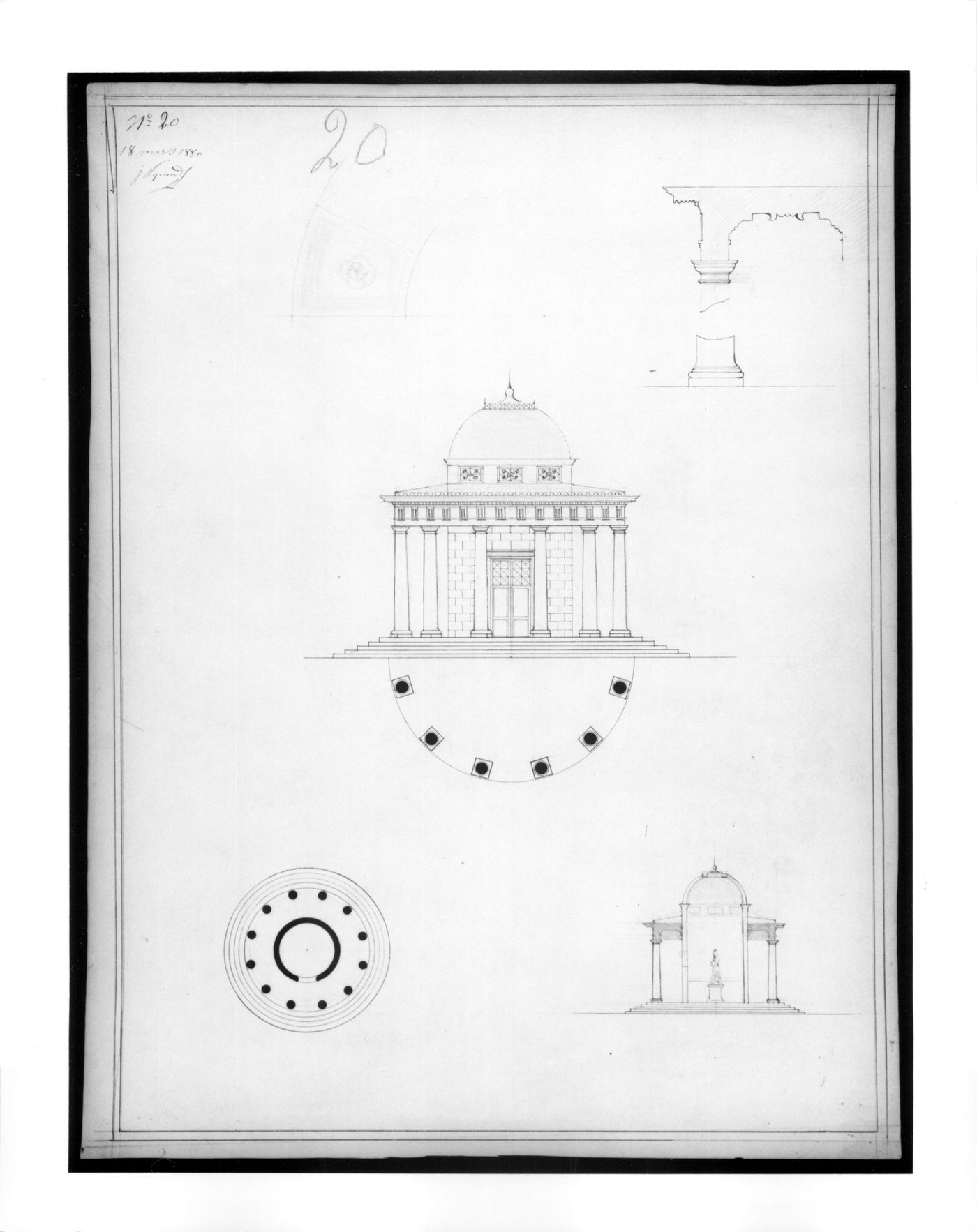 Structure View Of Glass Railing Elevationsection And Detail View Dwg