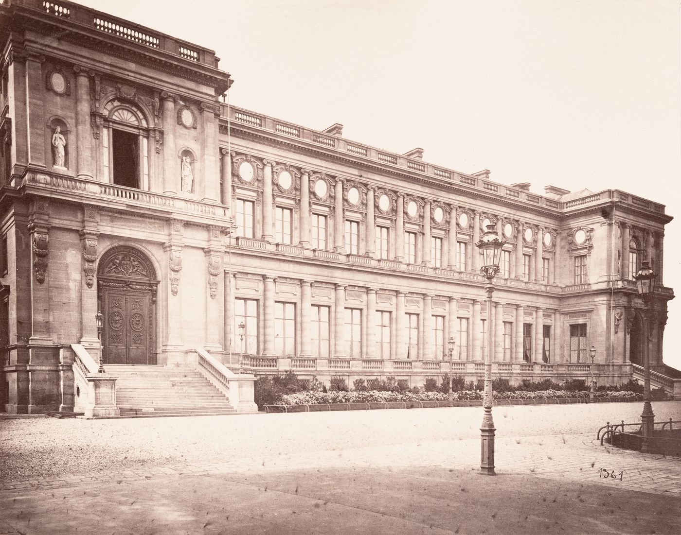 Plate from album ''Buildings, parks and streets of Paris, Versailles and environs, France''