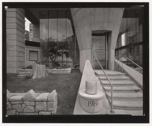 Eugenia Place, Vancouver: Base of the Tower with Reflected View of English Bay, 1993