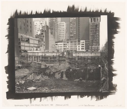 Construction Site, 55th Street. NewYork 1980