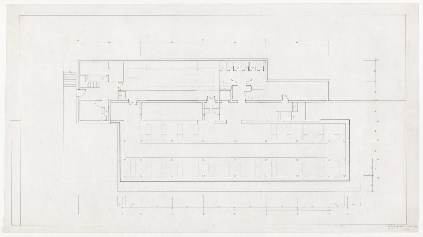 Plan for Restaurante de Santo Domingo de Bonaval, Santiago de Compostela, Spain