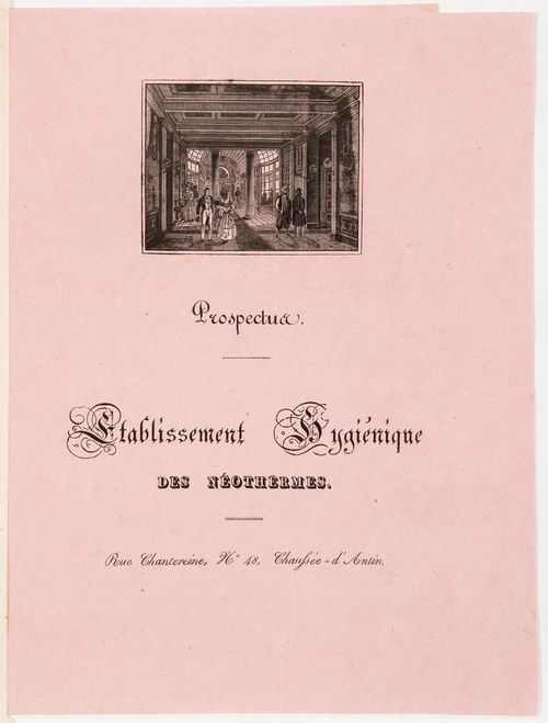 Néothermes, rue de la Victoire, Paris: Prospectus