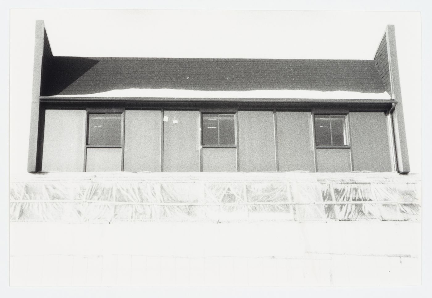 Vue hivernale de la Maison Bernard Laurin, Saint-Benoît, Mirabel, Québec, Canada