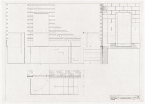 Door details for Vitra International, Weil am Rhein, Germany