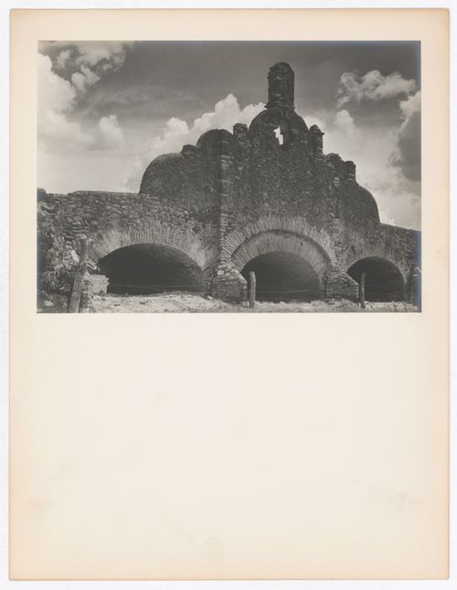 View of a bridge on the Pan American Highway, near the old Texcoco-Zumpango Causeway [?], Mexico