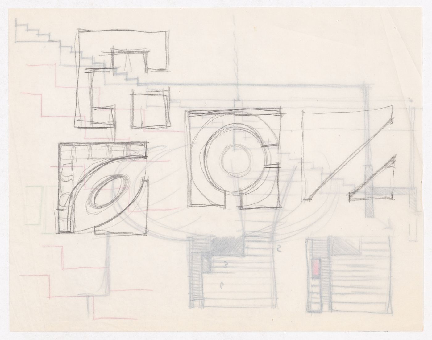 Sketches for House in an Indiana Cornfield