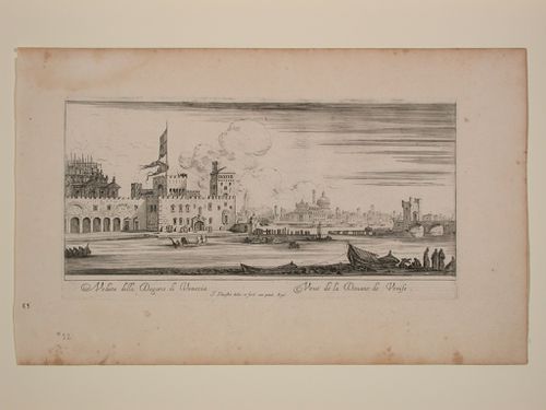 Perspective for the Dogana da Mar, San Giorgio Maggiore and Santa Maria della Salute, Venice