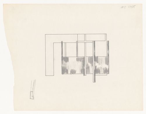 Sketch elevation for House VI, Cornwall, Connecticut