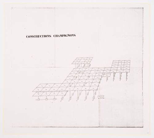 Elevation studies for Mushroom slab constructions
