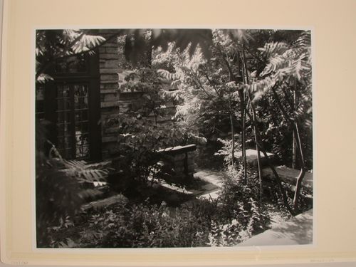 View of a courtyard, Eagle Point Park, Dubuque, Iowa