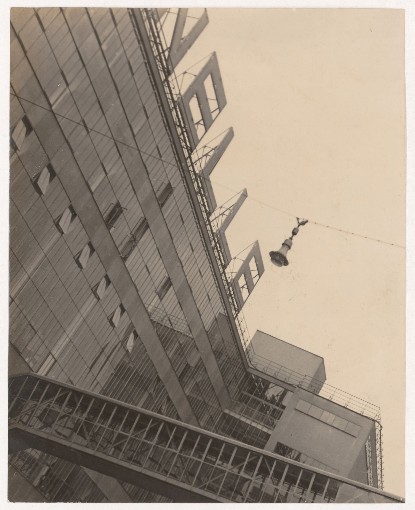 Exterior view of Van Nelle Factory showing a skywalk, Rotterdam, Netherlands
