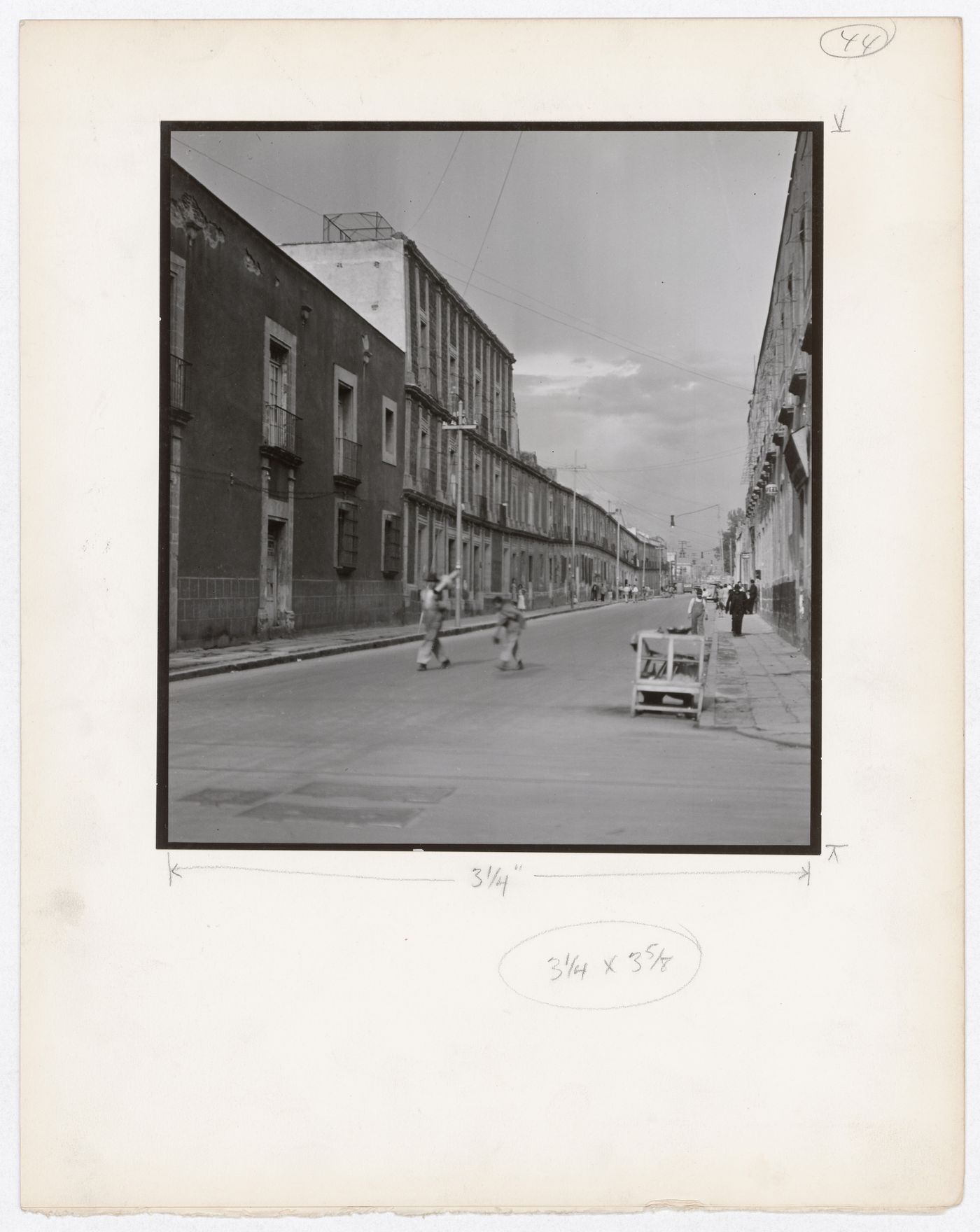 View of a street and buildings, Mexico City, Mexico