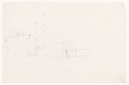 Sketches for Illinois Institute of Technology, probably partial plans