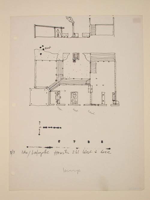 The Nofamily House - plan & section