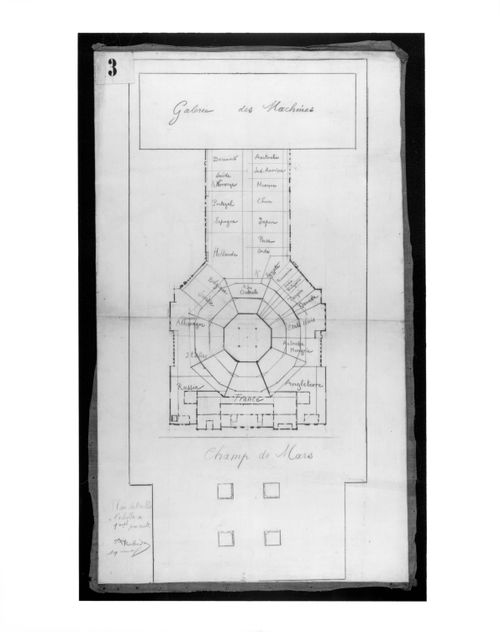 Exposition Universelle 1900, Paris-plan - Champ de Mars...