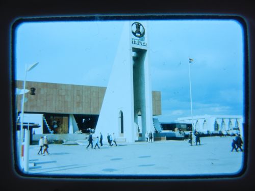 View of the Pavilion of India, Expo 67, Montréal, Québec
