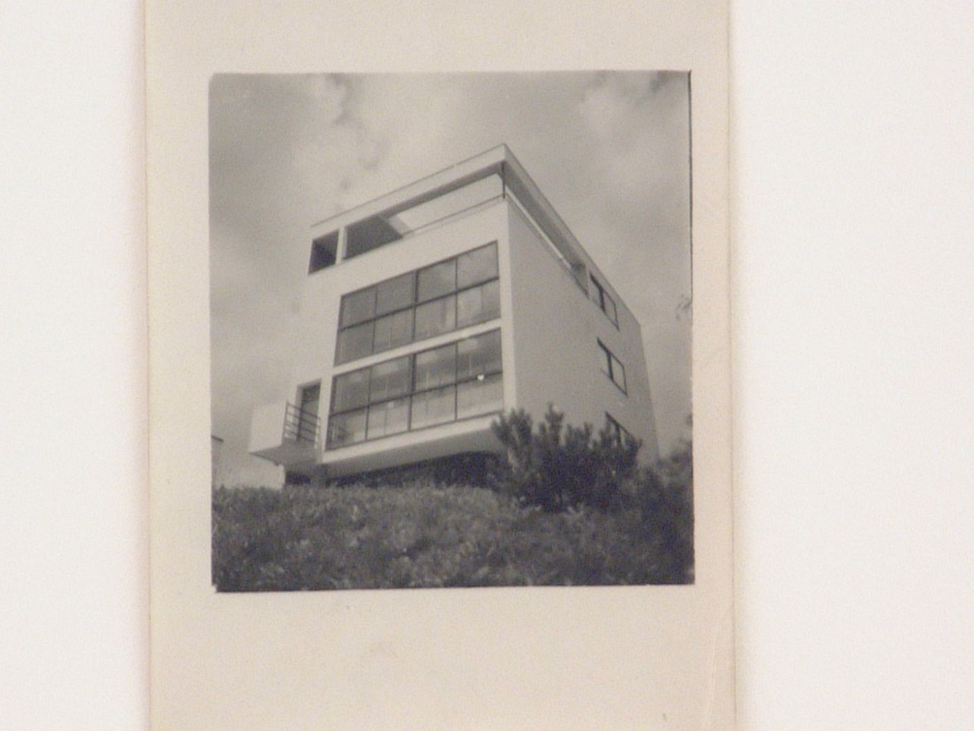 Façade of one house of the Weissenhofsiedlung, Stuttgart, Germany