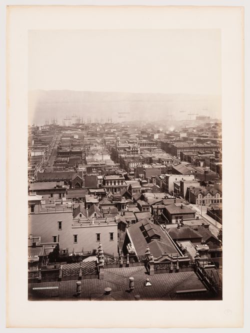 Section 9 of 13 of Panorama of San Francisco from California Street Hill, San Francisco, California