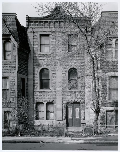 Milton Park Project: Strip elevation no. 3, 3579 Hutchison, Montréal, Québec