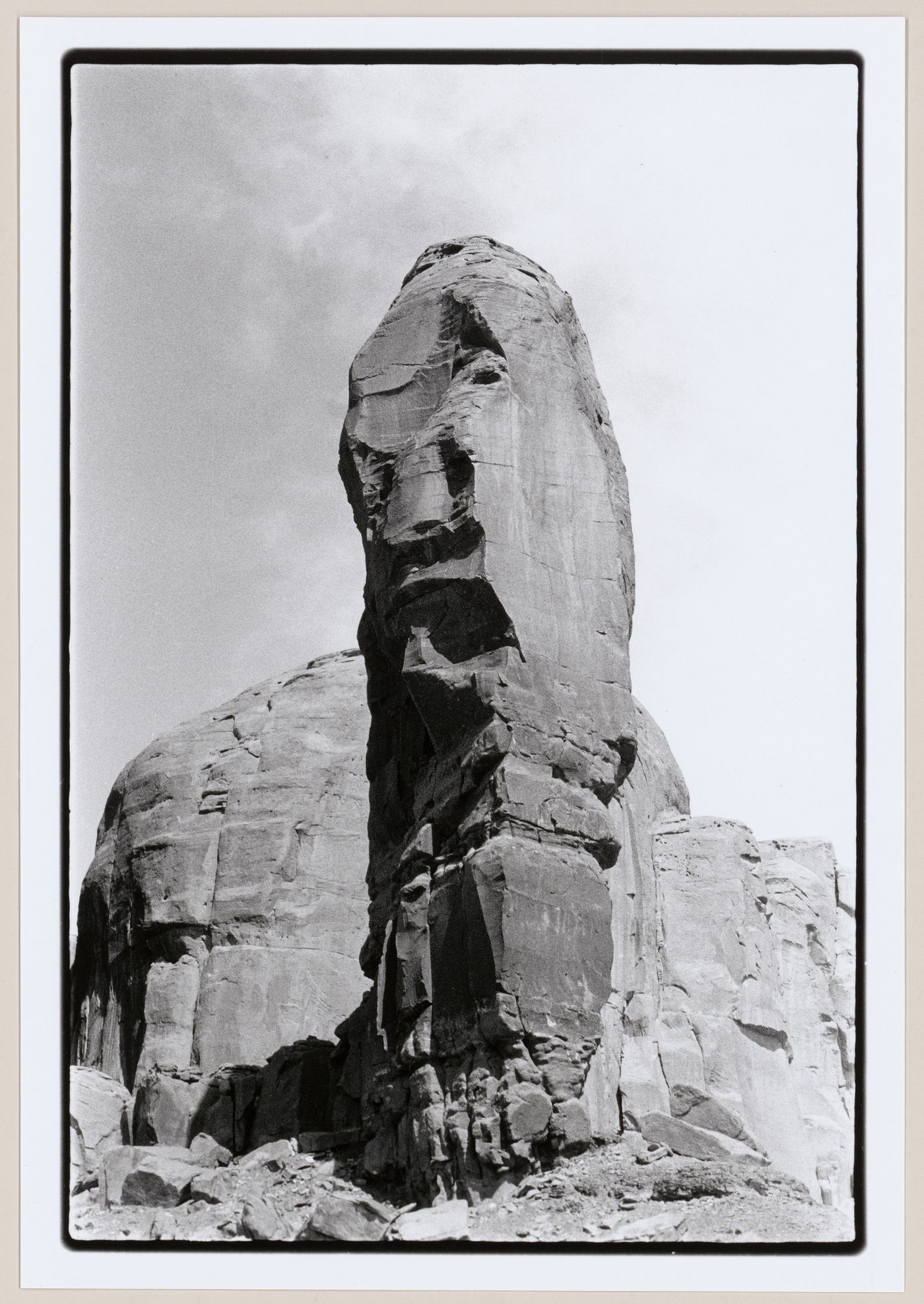 Photograph of a rock formation in Utah for About None Conscious Architecture