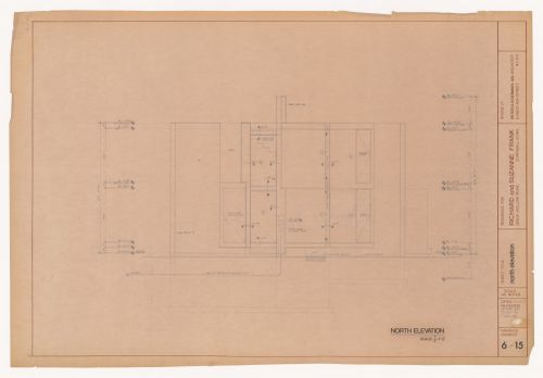 Elevation for House VI, Cornwall, Connecticut