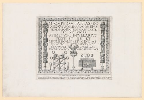 Elevation of the Pompeius Asper relief