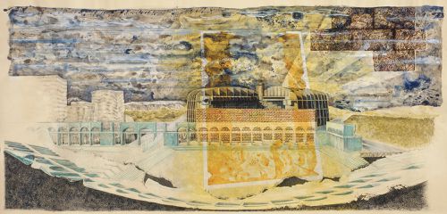 Perspective for Pahlavi National Library Competition, Tehran, Iran