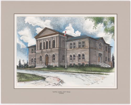Victoria County Court House, Lindsay, from Court Houses in Ontario