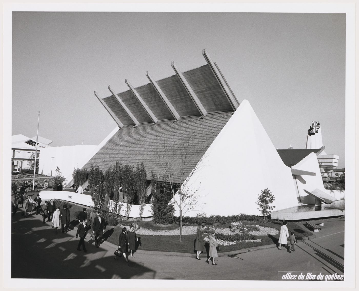 View of the Christian Pavilion, Expo 67, Montréal, Québec