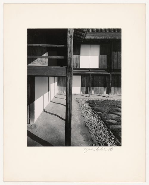 Partial view of the New Palace (also known as the New Goten) and the Music Room, Katsura Rikyu (also known as Katsura Imperial Villa), Kyoto, Japan