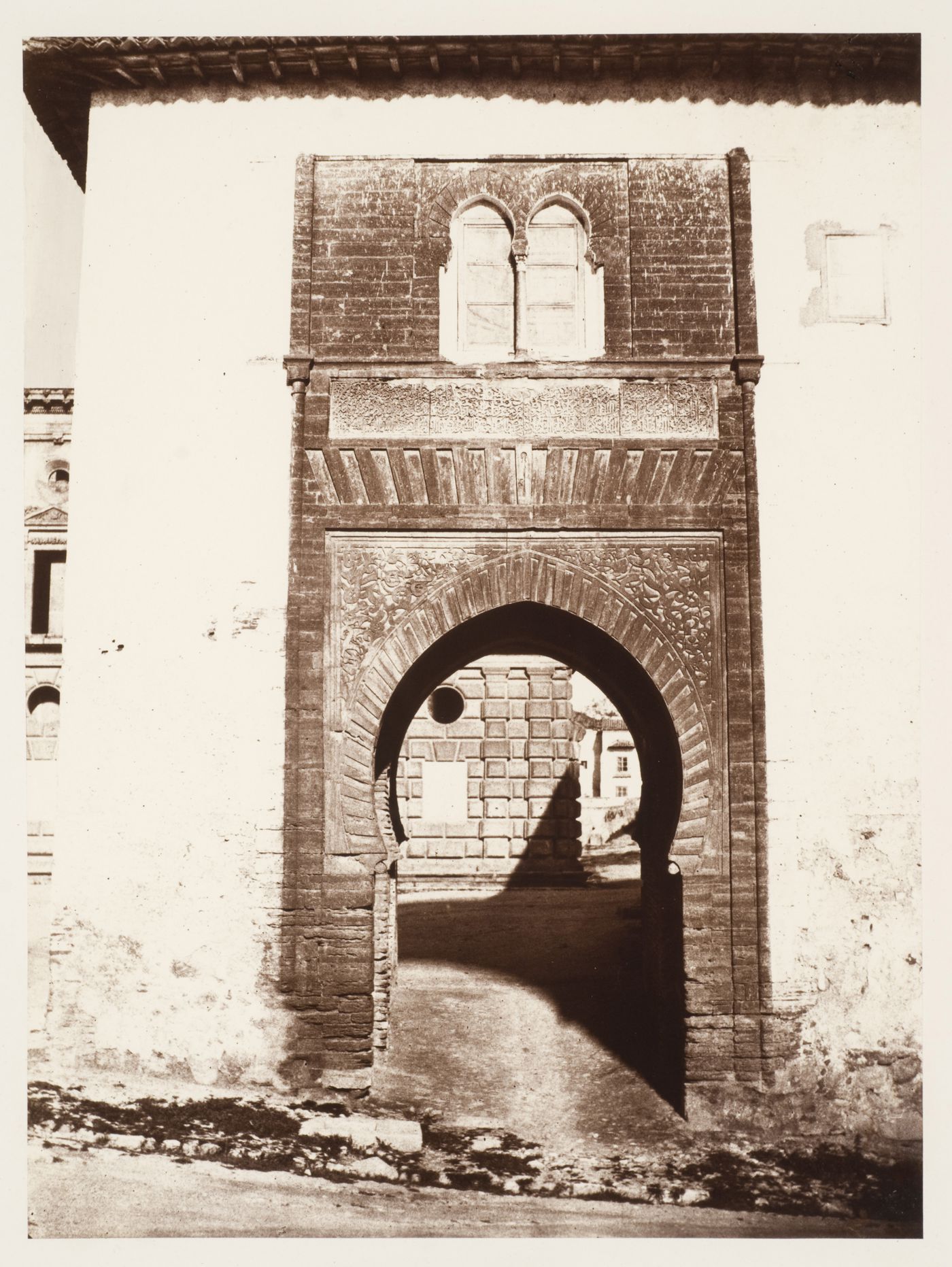 View of the Wine Gate, Alhambra, Granada, Spain