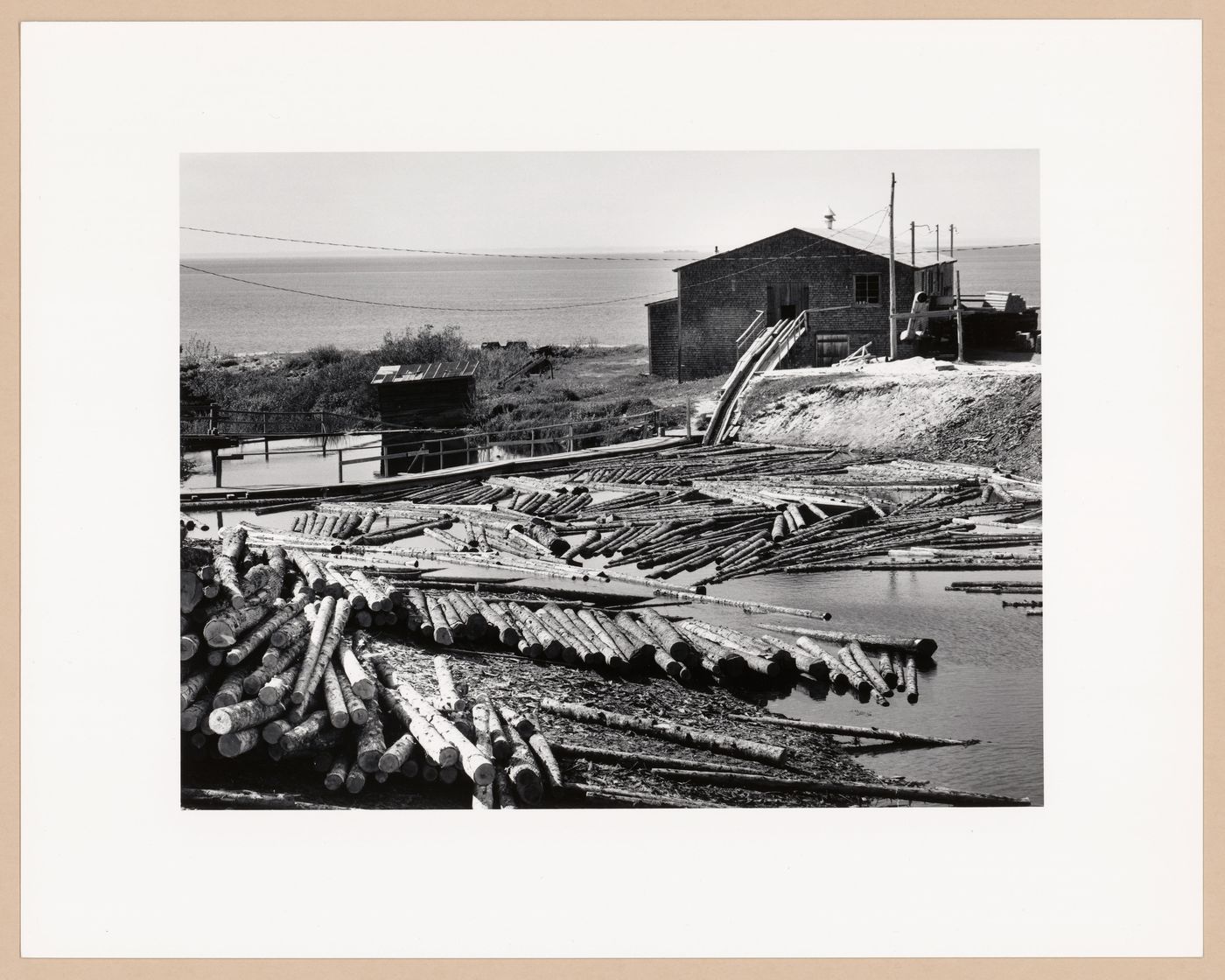 Lumber saw mill, R. Desjardins Inc., Ste. Félicité, Québec, from the series The Forms of Canadian Industrial Architecture