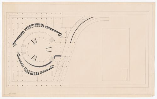 First mezzanine plan for Toronto City Hall and Civic Square, Toronto