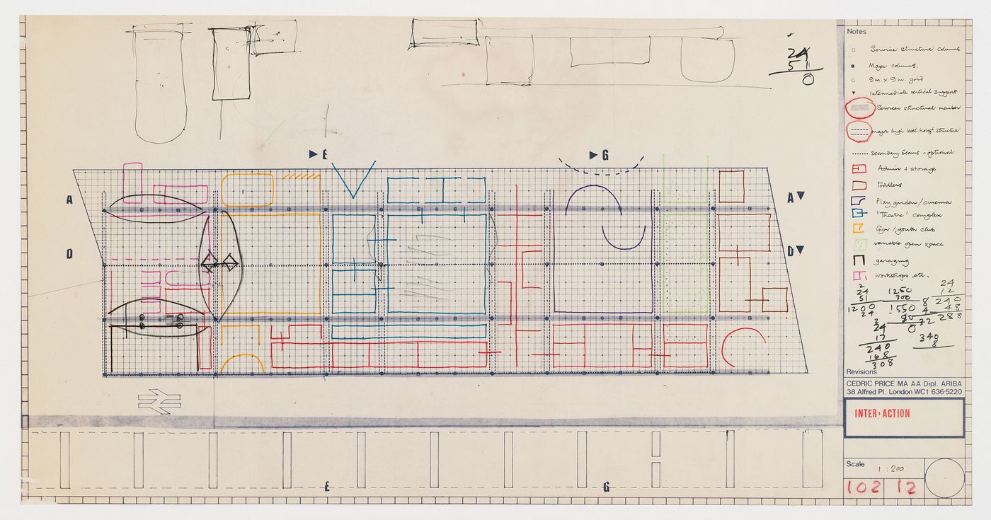 Inter Action Centre, London, England: Plan