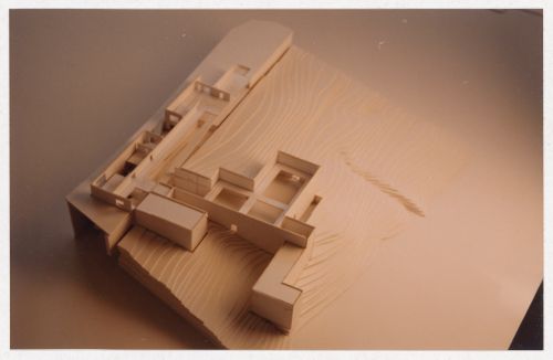 Photograph of model for Museu Granell, Santiago de Compostela, Spain