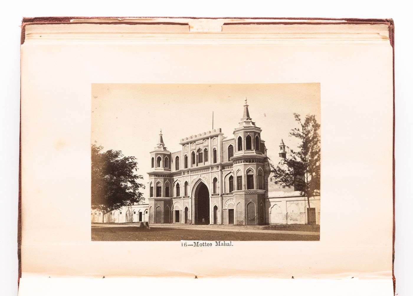View of portal of the Moti Mahal [Pearl Palace], Lucknow, India