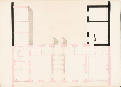 Rohault de Fleury House, 12-14 rue d'Aguesseau, Paris: Ground floor plan