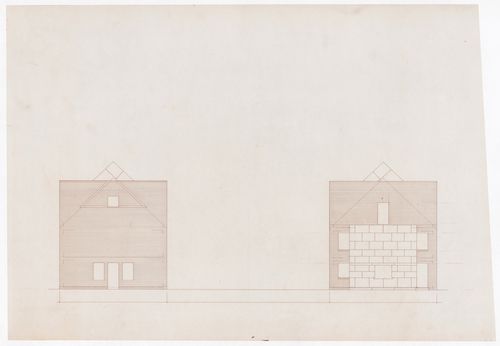 Elevations for Plano de Doedijnstraat, The Hague, the Netherlands