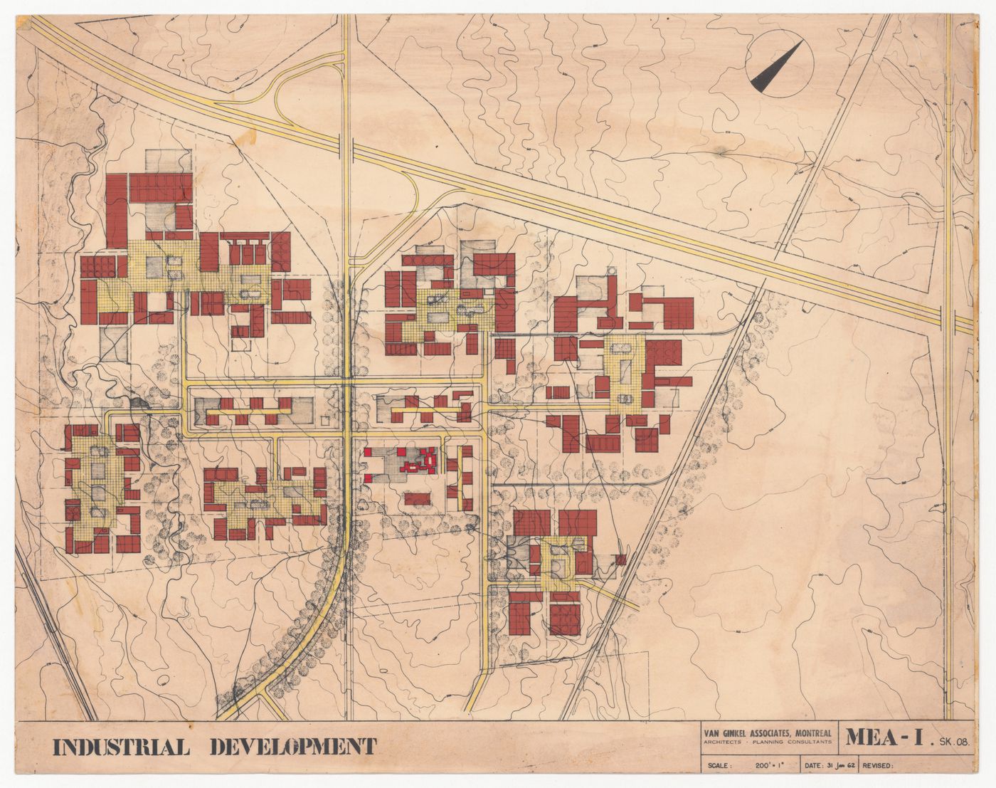 Presentation site plan for Meadowvale, Mississauga, Ontario, Canada