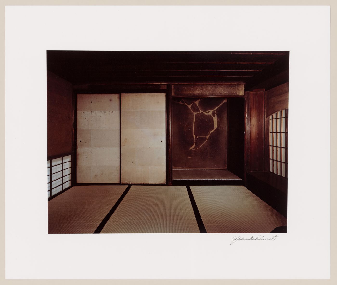 Tokonoma in the Main Room of the Shōiken Pavilion, viewed from the west