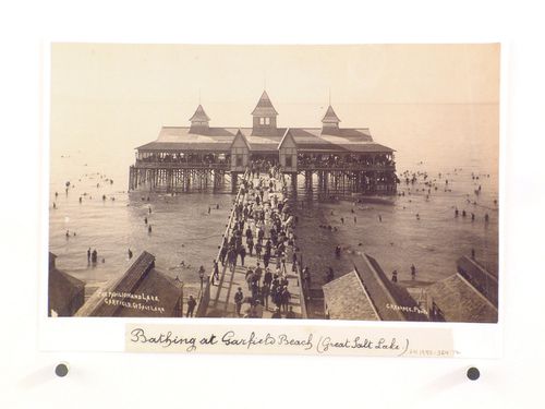 The Pavilion and Lake Garfield Gt. Salt Lake