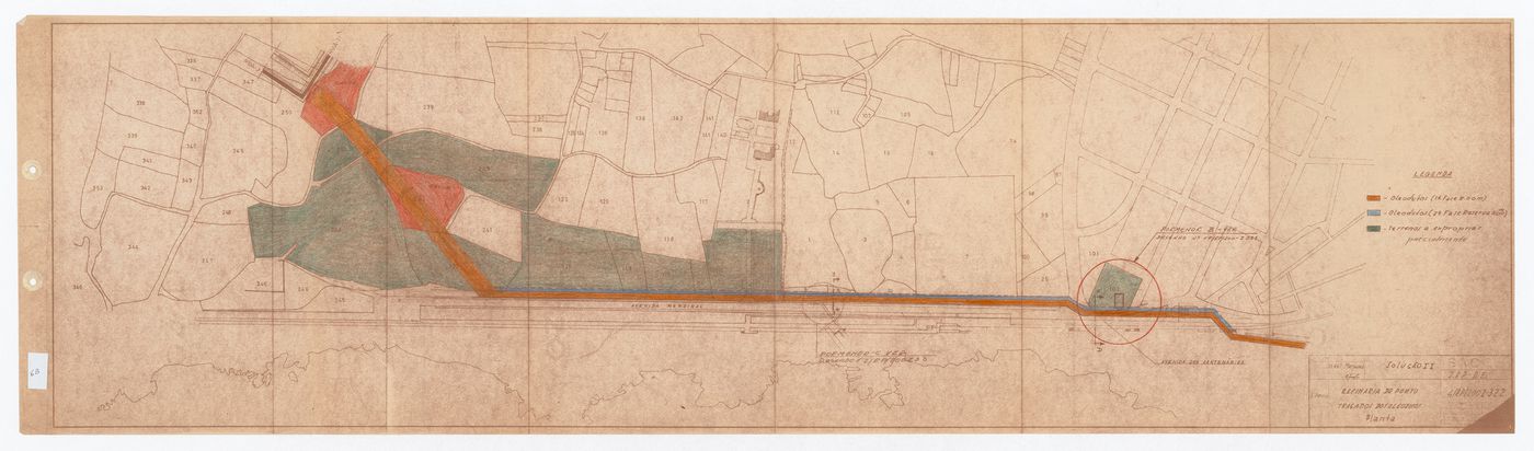 Plan for Plano Urbanístico para a Marginal de Leça e Zona da Boa Nova [Leça and Boa Nova coastal development plan], Leça da Palmeira, Matosinhos, Portugal