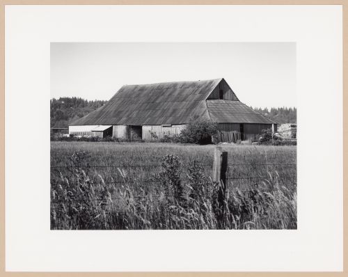 Cattle barn, Hwy. 99, Cresecent Beach, British Columbia, from the series The Forms of Canadian Industrial Architecture