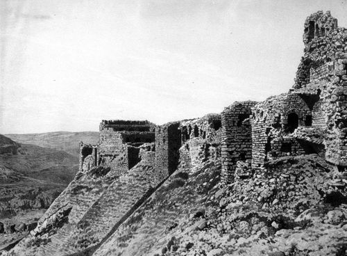 View of an archeological site near the Dead Sea, Israel
