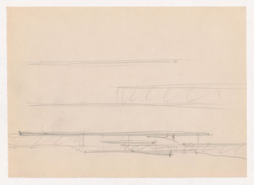 Sketch elevations for Museum for a Small City